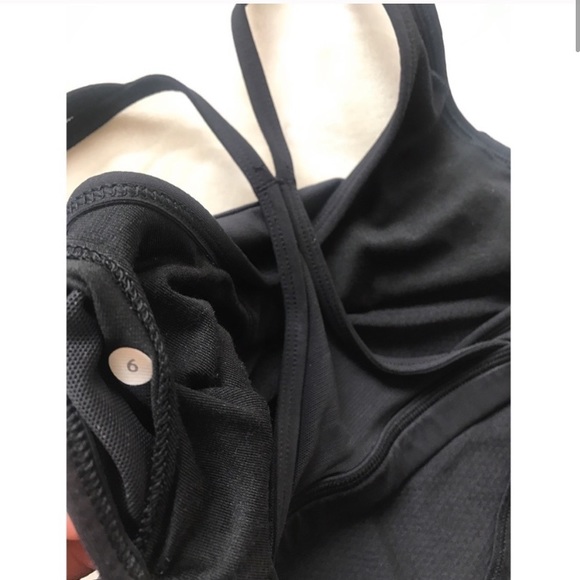 Lululemon Black Crossover Open Back Tank Top - Picture 8 of 8